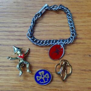 Vintage Girl Scout Brownie Jewelry